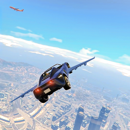 Flying Car Driving Games Sim logo