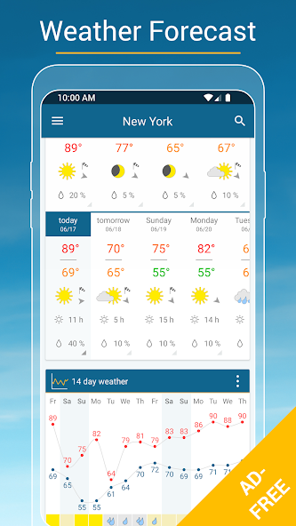 Weather & Radar USA - Pro 2023.5 APK + Mod (Optimized) for Android