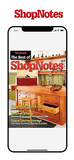 Android application ShopNotes Magazine screenshort