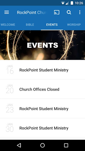 RockPoint Church Screen 2