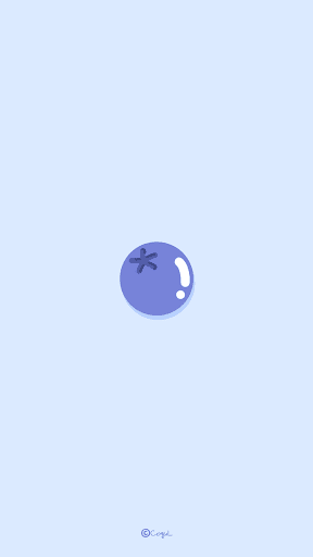 Android application 카카오톡 테마 - 구미구미젤리_블루베리블루 (카톡테마) screenshort