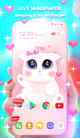 screenshot of Kitty Love Wallpaper
