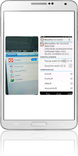 Android application Remote AAL screenshort