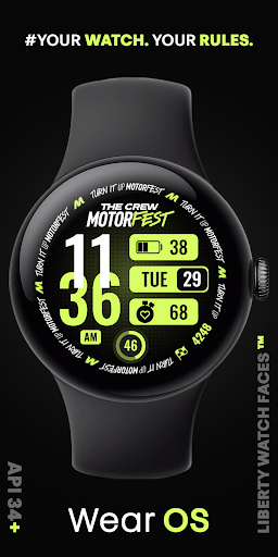 MOTORFEST Digital Watch Face