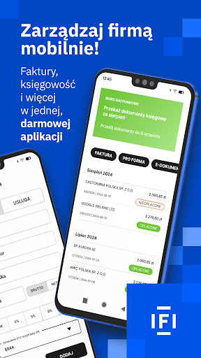 Android application IFIRMA - Program do Faktur screenshort