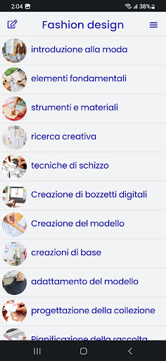 Anteprima dell'app