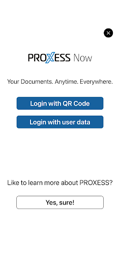 Android application PROXESS Now screenshort