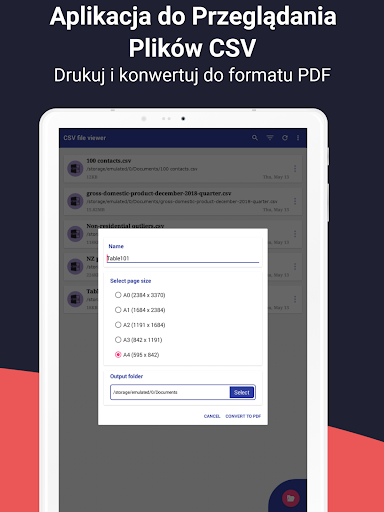 Czytnik plików CSV