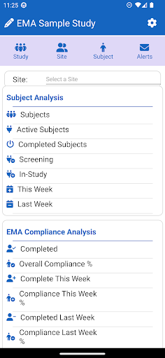 EMA Mobile Management Screen 2