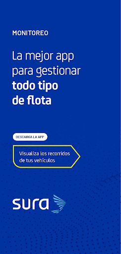 Android application Monitoreo de Flotas SURA screenshort