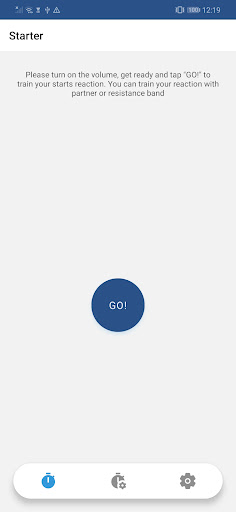 Android application ArmStarter screenshort