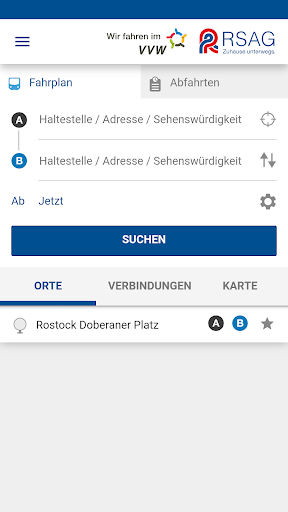 RSAG Fahrplan Screen 2