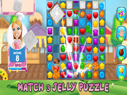Sweet Jelly Match 3 Puzzle apkdebit screenshots 23