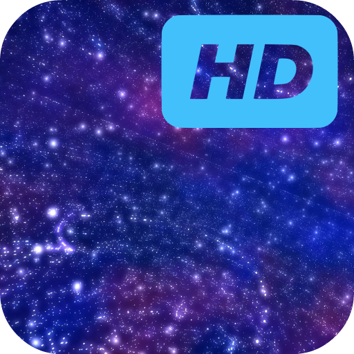 Purple Blue Galaxy Video Live