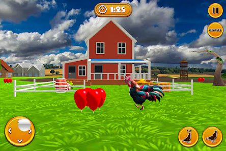 Captura de Pantalla 23 juegos de pollo parlante android