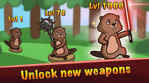 Android application Beaver with Axe: Idle Clicker screenshort