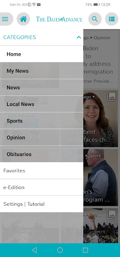 Daily Advance Screen 2