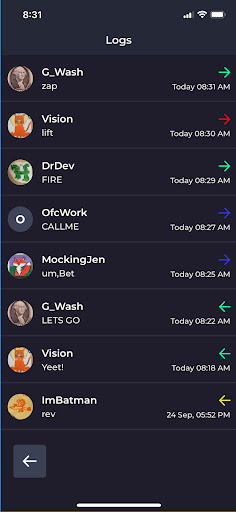 vring: secretive vibe messages Screen 2