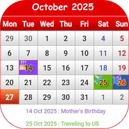 Saint Vincent Calendar 2025