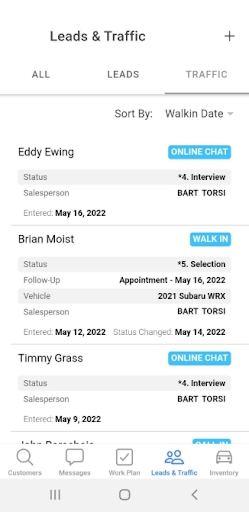 DealerMine CRM Screen 3