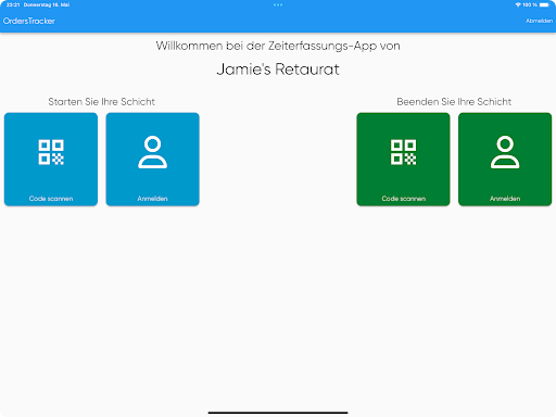 OrdersTracker - Time Recorder