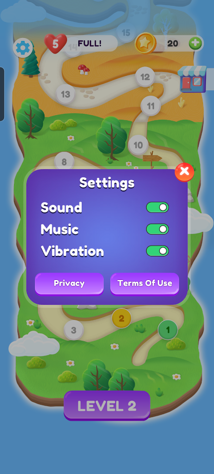 #5. Toffee Tiles (Android) От: Hesha organisation