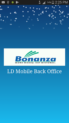Android application Bonanza Back Office screenshort