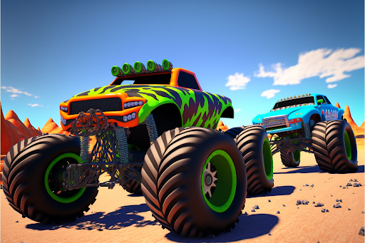 Monster Truck Stunt Game Car