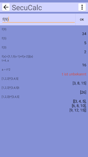 Android application SecuCalc screenshort