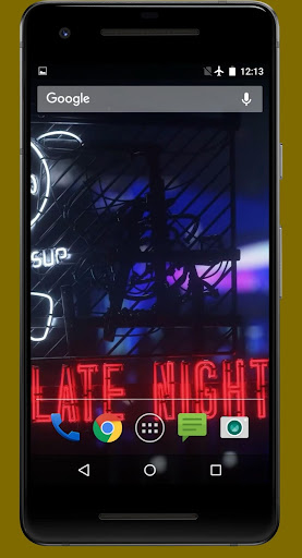 Neon Lights Video Live Wallpap