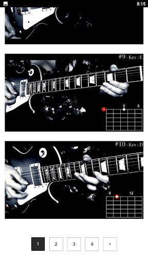 Blues Guitar Riffs&licks Guide Screen 2