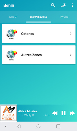 Benin radios online Screen 2