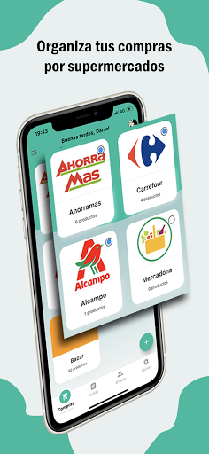 Android application Lista de la Compra Compartida screenshort