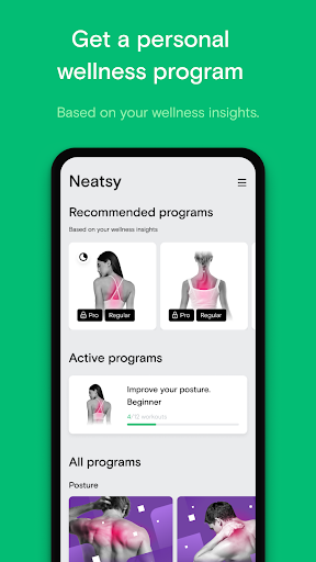 Neatsy AI wellness coach Screen 3