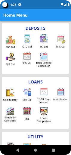 Android application Banker Tools: EMI, Deposits screenshort