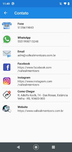 Valle Alimentos Screen 2