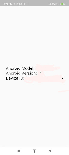 Android application Android version screenshort