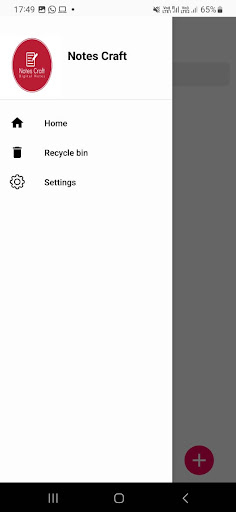 Android application Notes Craft screenshort