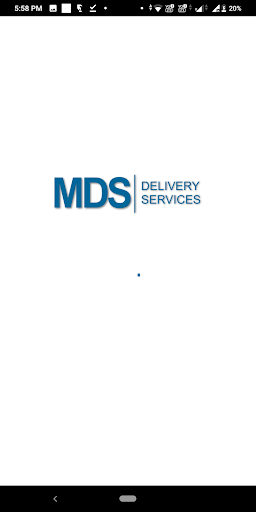 Android application MDS Delivery Services screenshort