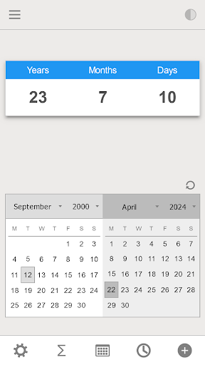 Screenshot of Age Calculator Pro