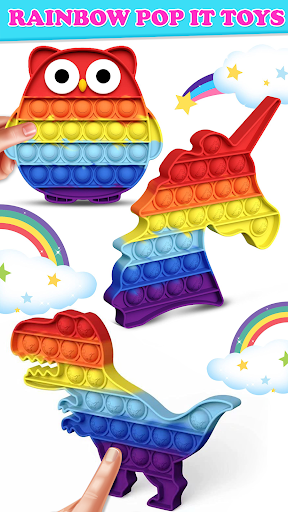 Pop it Fidget Toys Puppet Game