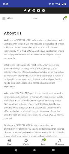 Android application Space Bugee screenshort