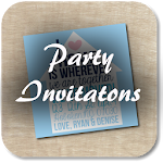 Cover Image of Download party invitations 2.1 APK