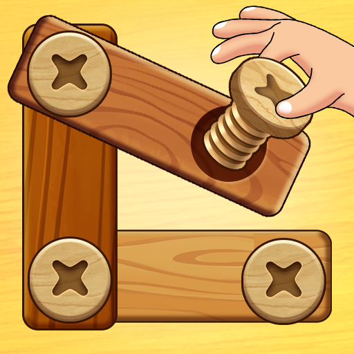 Wood Nuts & Bolts, Screw 1.54 Icon