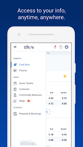 Android application Pride Ag Resources By Bushel screenshort