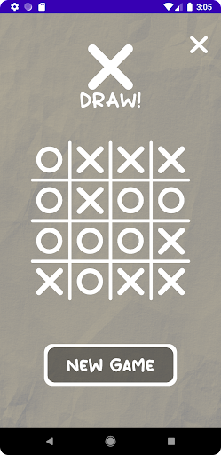 TicTacToe Screen 3