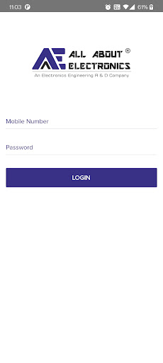 Android application AAE O&M Utility screenshort