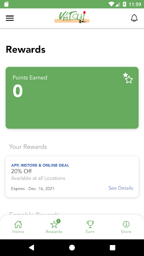 Matsui Rewards Screen 3