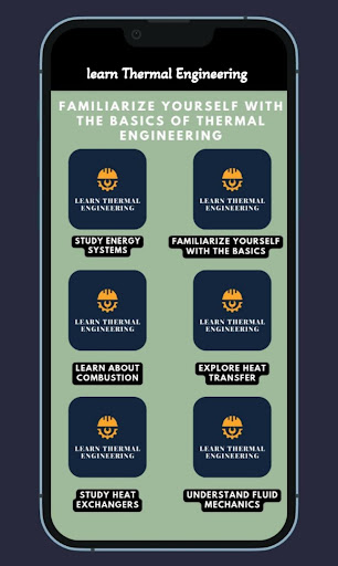 Android application Learn Thermal Engineering screenshort