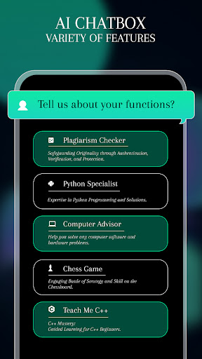 Android application A3 AI: Open Chatbot Assistant screenshort